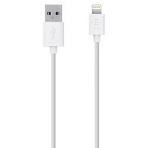 Фото - Кабель Belkin USB 2.0 Lightning Charge Sync 1.2m White (F8J023bt04-WHT) Фото - Кабель Belkin USB 2.0 Lightning Charge Sync 1.2m White (F8J023bt04-WHT)