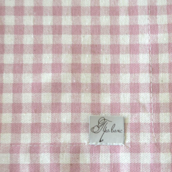 Фото - Скатертина раннер Прованс Bella Троянди/Рожева клітина 40х140 см (013512)