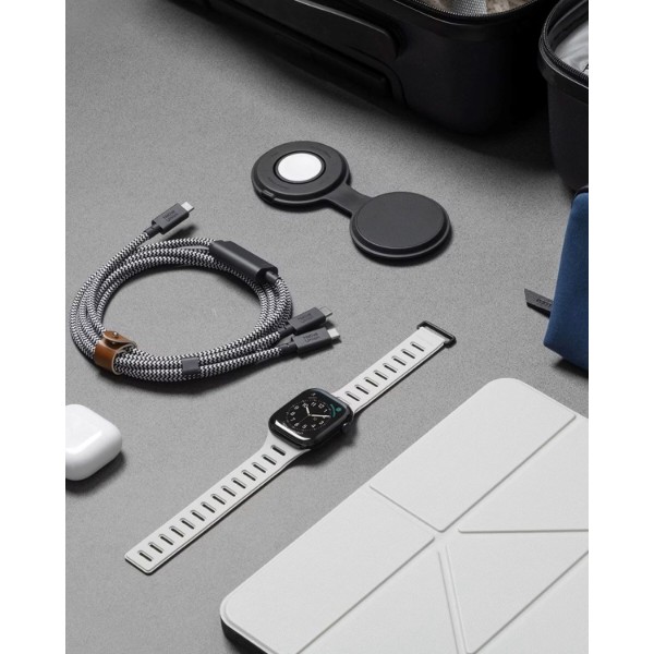 Фото - Перехідник Native Union Belt Cable USB-C to 2 USB-C 140W Zebra (2 m) (BELT-C-2C-ZEB)