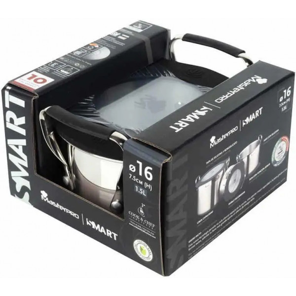 Фото - Каструля Bergner 1.5 л (BGEU-3777)