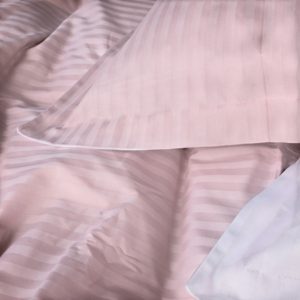 Фото - Комплект постільної білизни дитячий MirSon Satin Stripe 30-0007 + 30-0001 Beatrisa 110х140 (2200005246375)