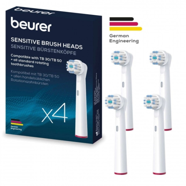 Фото - Насадка для зубной щетки Beurer TB 15/30/50 Sensitive 4 шт.