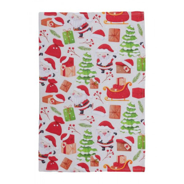 Фото - Полотенце кухонное Прованс Санта на белом 33х50 см (035700)