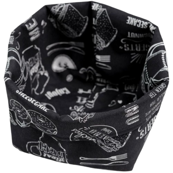 Фото - Хлібниця Прованс Breakfast black 14х16х15 см (039625)