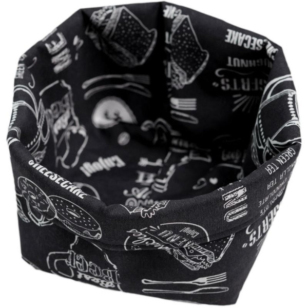 Фото - Хлібниця Прованс Breakfast black 14х16х15 см (039625)