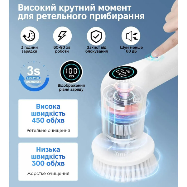 Фото - Електрична щітка INSPIRE QJS-7