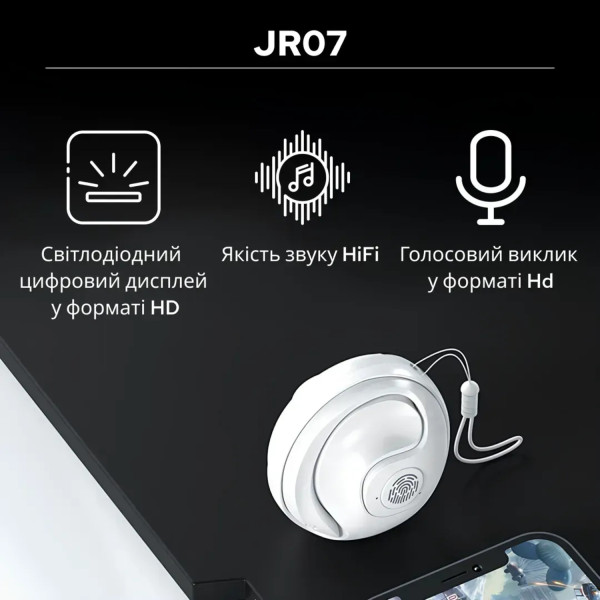 Фото - Навушники вкладиші бездротові TWS INSPIRE JR07 White