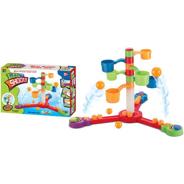 Фото - Настільна гра (5-7 років) Kingso Toys кидання в чашки (007-21)