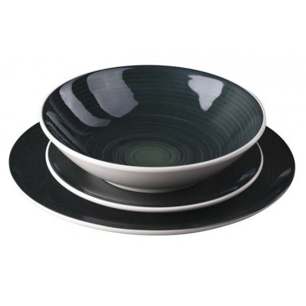 Фото - Столовий сервіз Bergner Excalibur green 12 пр. (BG-10243-GR)