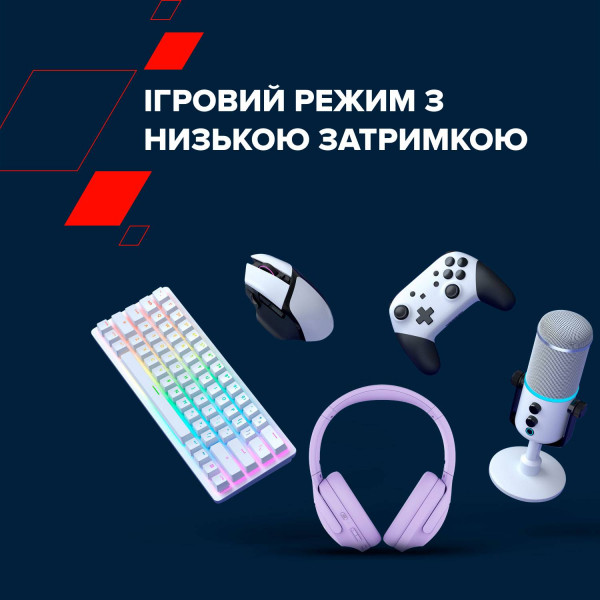 Фото - Наушники полноразмерные беспроводные Canyon OnRiff 10 ANC Purple (CNS-CBTHS10PU)