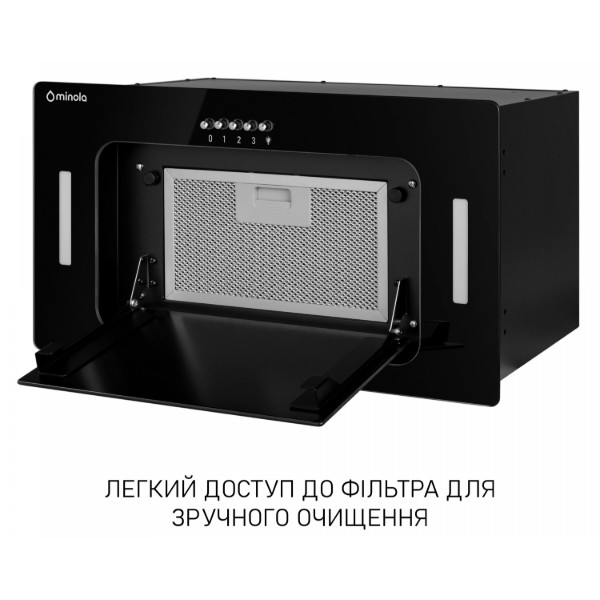 Фото - Вытяжка встраиваемая Minola BGK 5677 BL