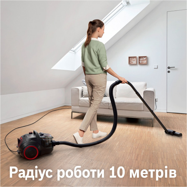 Фото - Пылесос для сухой уборки без мешка Bosch BGS21POW2
