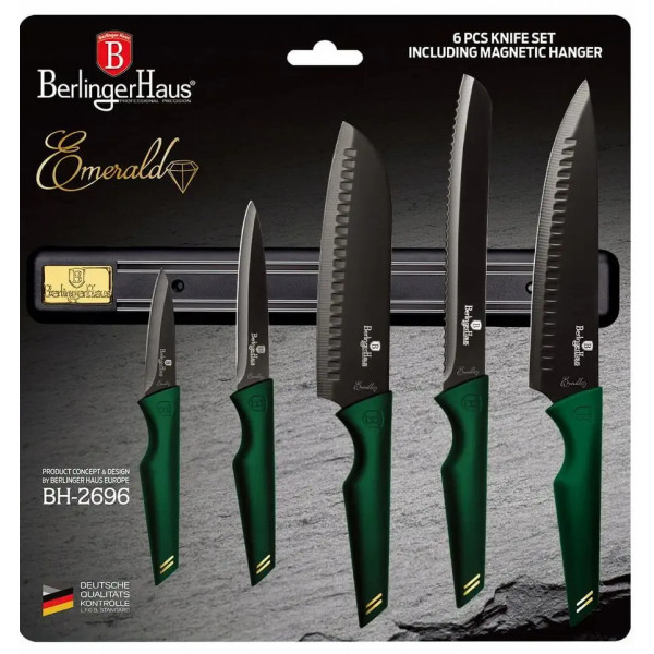 Фото - Набір ножів BerlingerHaus 6 пр. (BH 2696)