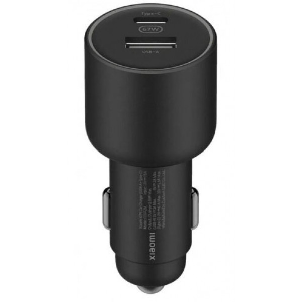 Фото - Автомобільний зарядний пристрій Xiaomi 67W Car Charger USB/Type-C (BHR6814GL)