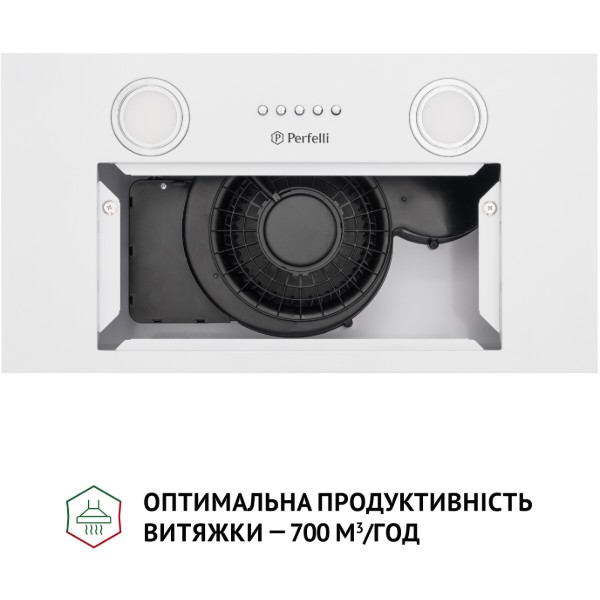 Фото - Витяжка вбудована Perfelli BI 5252 WH 700 LED