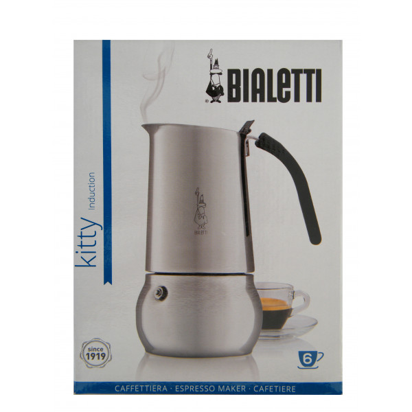 Фото - Кофеварка гейзерная Bialetti "Kitty" на 6 чашек 0004283NW