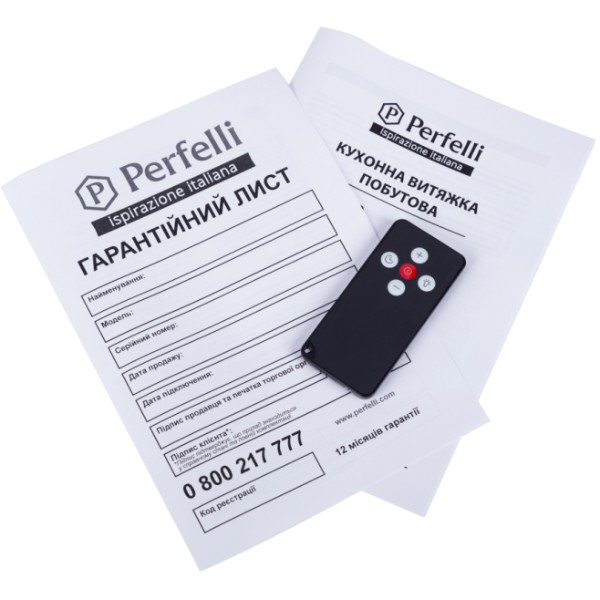 Фото - Витяжка вбудована Perfelli BIET 6512 A 1000 BL LED