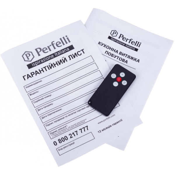 Фото - Вытяжка встраиваемая Perfelli BIET 6512 A 1000 BL LED