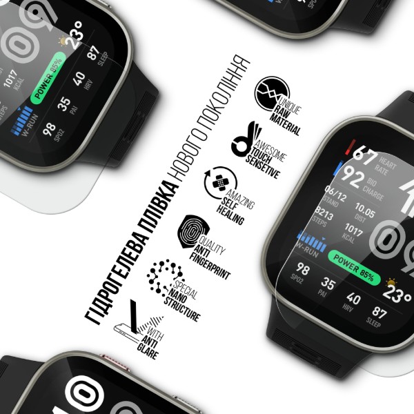 Фото - Захисна плівка для смарт-годинника Armorstandart Matte for Amazfit Bip Max 6 шт. (ARM92793)