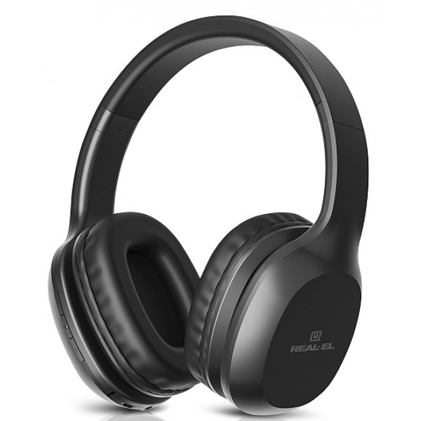 Фото - Навушники повнорозмірні бездротові REAL-EL GD-820 Black