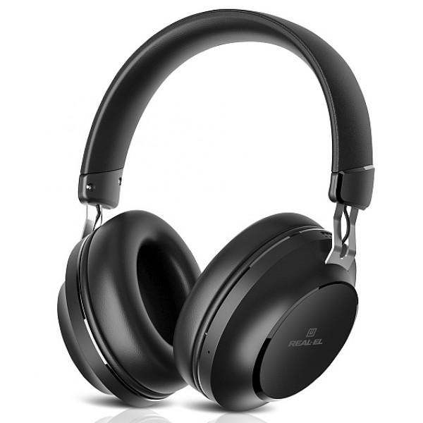Фото - Навушники повнорозмірні бездротові REAL-EL GD-828 Black Фото - Навушники повнорозмірні бездротові REAL-EL GD-828 Black