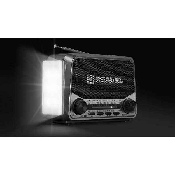 Фото - Радіоприймач REAL-EL X-525 Grey