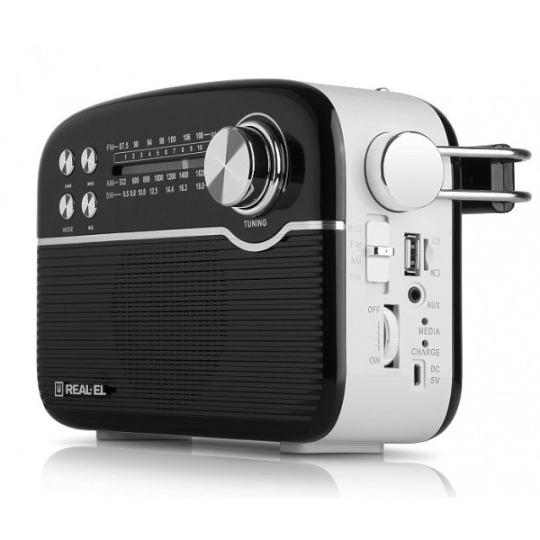 Фото - Радіоприймач REAL-EL X-545 Black
