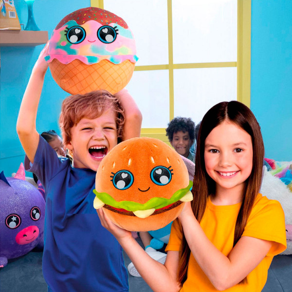 Фото - М'яка іграшка Biggies серії Little Foodies W2 - БУРГЕР (BIG002-BU)