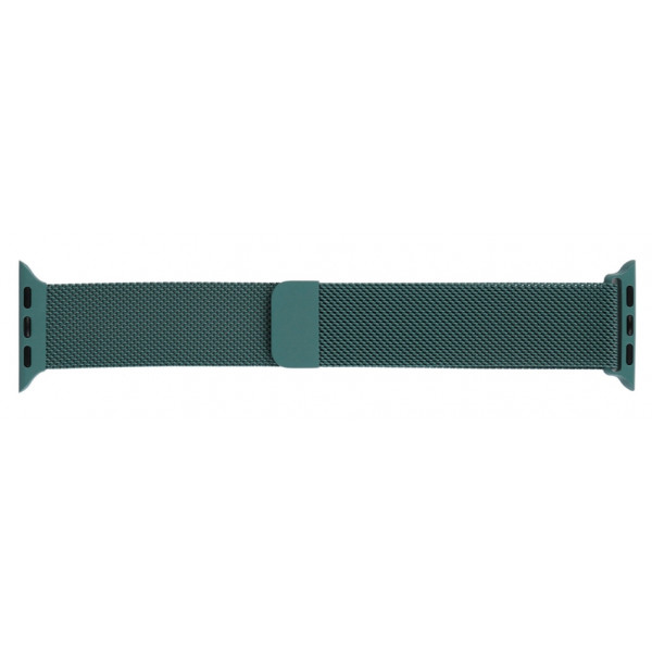 Фото - Ремінець для смарт-годинника Armorstandart Milanese Loop for Apple Watch All Series 38/40/41mm Pine Green (ARM56981)