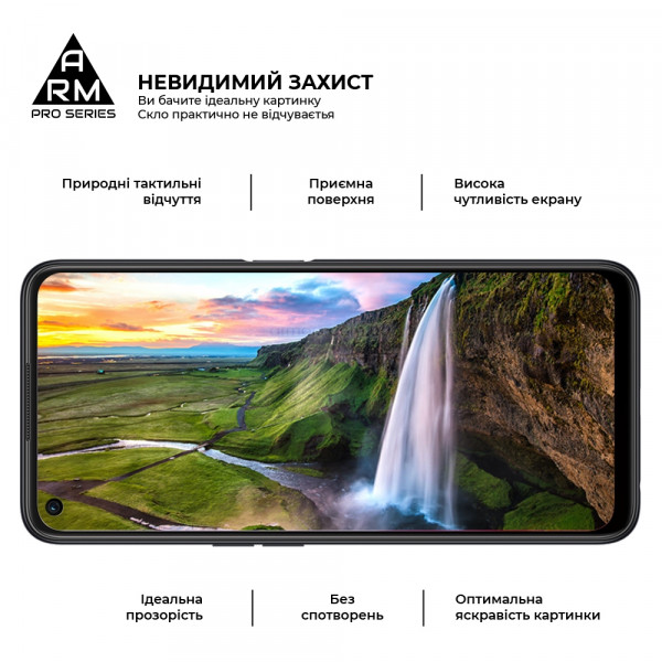 Фото - Захисне скло для смартфону Armorstandart Pro for OPPO A96 Black (ARM61037)