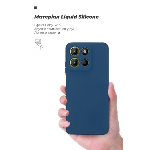 Фото - Чохол для смартфона Armorstandart ICON for Motorola G15 Power Camera cover Dark Blue (ARM83101)
