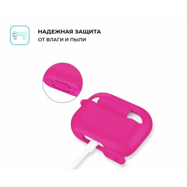 Фото - Чохол для навушників Armorstandart Silicone Case for Apple Airpods Pro Hot Pink (ARM56077)