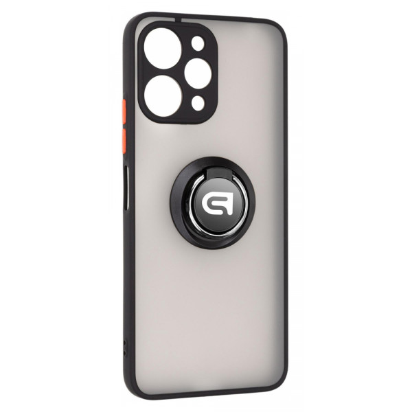 Фото - Чохол для смартфону Armorstandart Frosted Matte Ring for Xiaomi Redmi 12 4G Black (ARM68902)