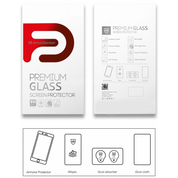 Фото - Захисне скло для смартфону Armorstandart Icon for Nokia G21/G11 Black (ARM61705)