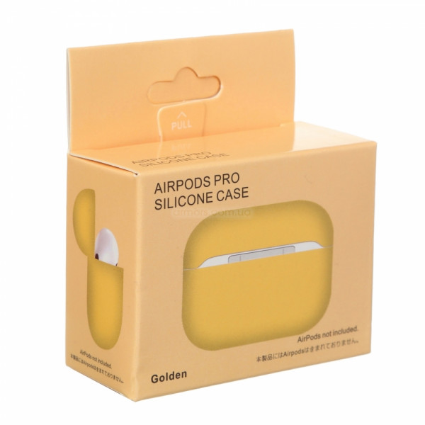 Фото - Чохол для навушників Armorstandart Ultrathin Silicone Case for Apple AirPods Pro Golden (ARM55965)