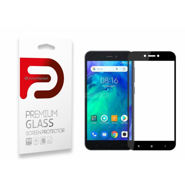 Фото - Захисне скло для смартфону Armorstandart Full Glue for Xiaomi Redmi Go Black (ARM54320-GFG-BK)