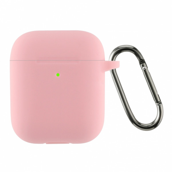 Фото - Чохол для навушників Armorstandart Ultrathin Silicone Case With Hook for Apple AirPods 2 Pink (ARM59688)