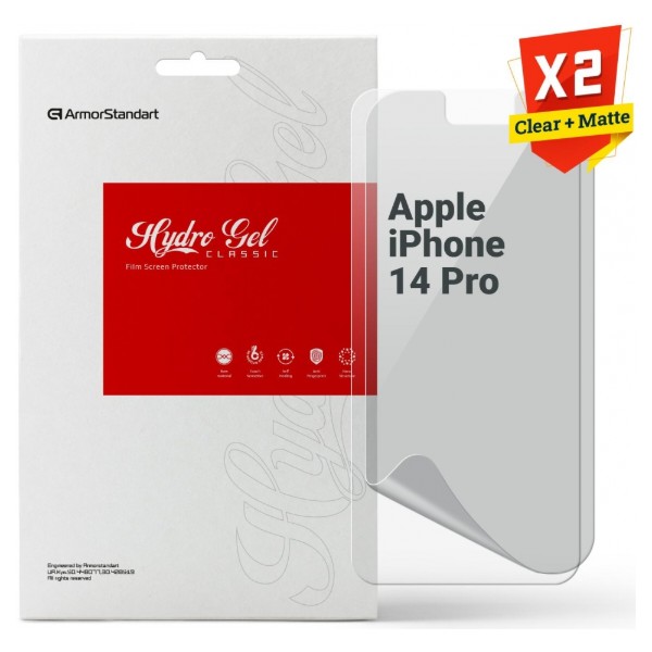 Фото - Захисна плівка для смартфону Armorstandart Clear + Matte for Apple iPhone 14 Pro (ARM66847)