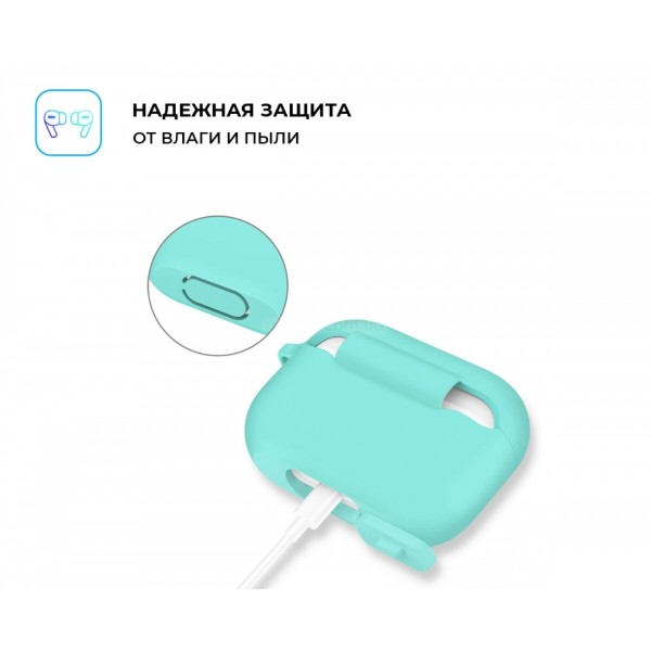 Фото - Чохол для навушників Armorstandart Silicone Case for Apple Airpods Pro Sea Blue (ARM56082)