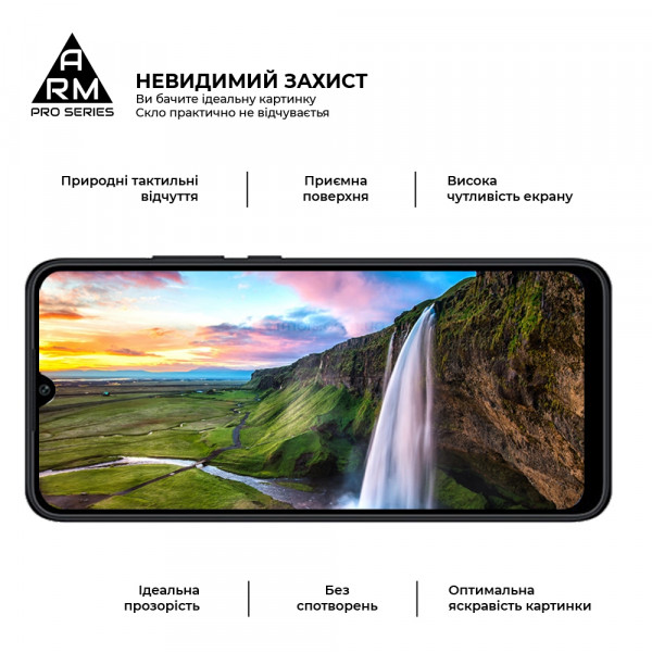 Фото - Захисне скло для смартфону Armorstandart Pro for Xiaomi Poco C40 Black (ARM62124)