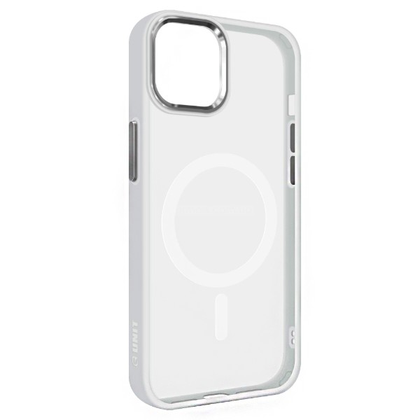 Фото - Чохол для смартфону Armorstandart Unit MagSafe for Apple iPhone 15 Plus Matte Clear Silver (ARM69351)