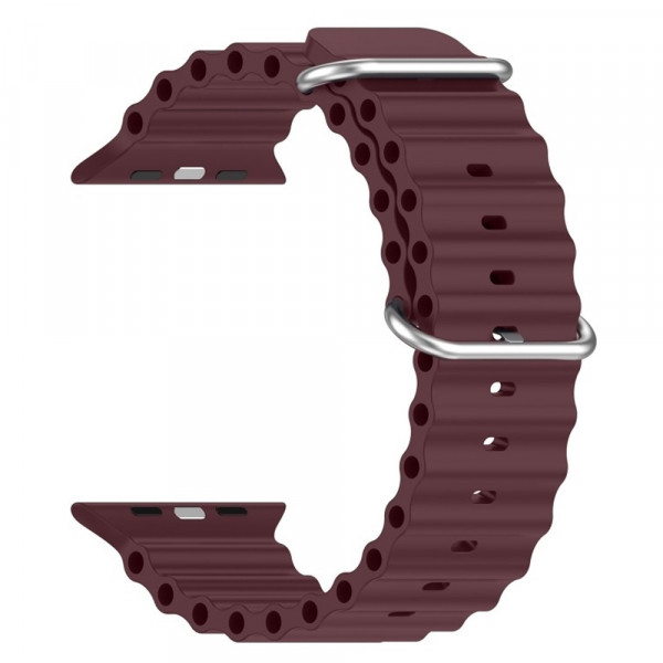 Фото - Ремінець для смарт-годинника Armorstandart Ocean Band for Apple Watch All Series 42/44/45/49mm Berry purple (ARM74243)