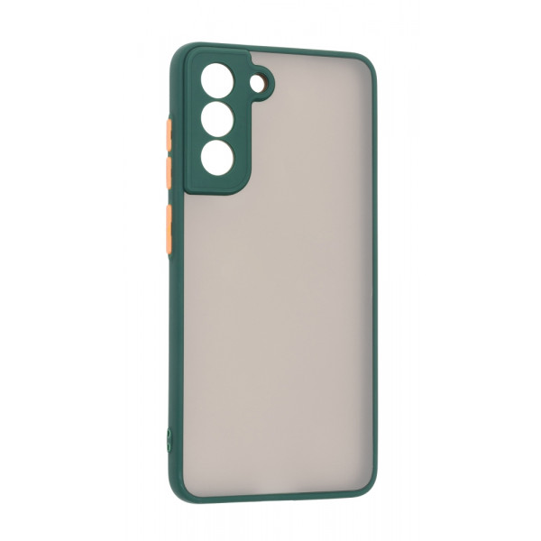 Фото - Чехол для смартфона Armorstandart Frosted Matte for Samsung S21 FE Dark Green (ARM70487)