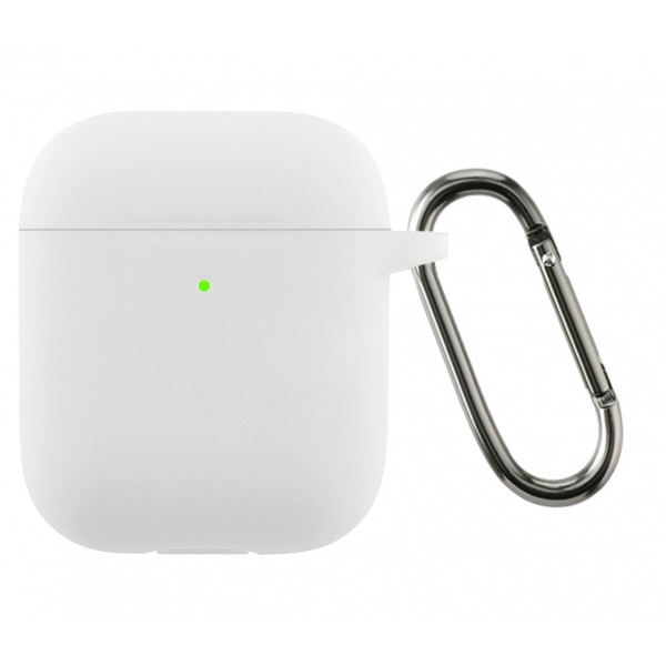 Фото - Чохол для навушників Armorstandart Ultrathin Silicone Case With Hook for Apple AirPods 2 White (ARM59695)