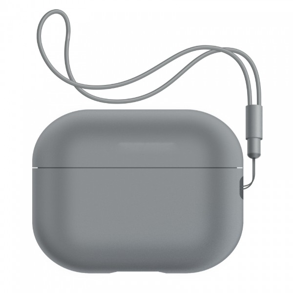 Фото - Чохол для навушників Armorstandart Silicone Case with straps for Apple Airpods Pro 2 Gray (ARM68610) Фото - Чохол для навушників Armorstandart Silicone Case with straps for Apple Airpods Pro 2 Gray (ARM68610)