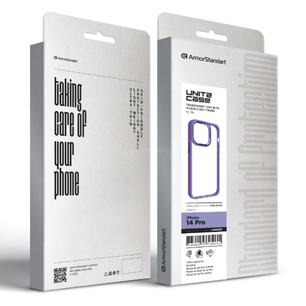 Фото - Чехол для смартфона Armorstandart UNIT2 for Apple iPhone 14 Pro Lavander (ARM69949)