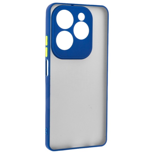 Фото - Чохол для смартфону Armorstandart Frosted Matte for Tecno Spark 20 Pro (KJ6) Navy Blue (ARM74397)