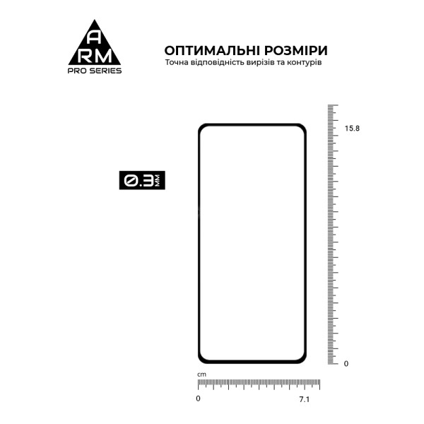 Фото - Защитное стекло для смартфона Armorstandart Pro for OPPO Reno13 F 4G/Reno13 F 5G/Reno13 FS 5G Black (ARM82922)