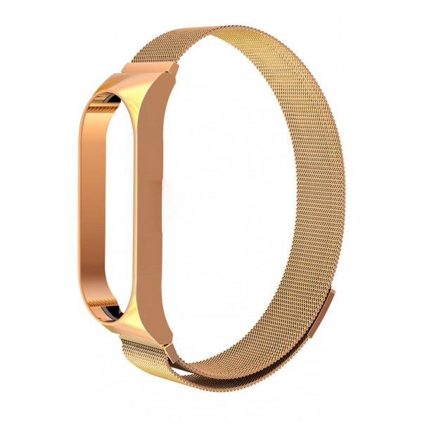 Фото - Ремінець для фітнес-браслету Armorstandart Milanese Magnetic Band for Xiaomi Mi Band 7 Rose Gold (ARM67850)