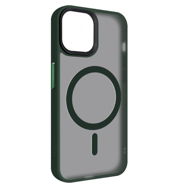 Фото - Чохол для смартфону Armorstandart Uniq Magsafe for Apple iPhone 13 Dark Green (ARM75329) Фото - Чохол для смартфону Armorstandart Uniq Magsafe for Apple iPhone 13 Dark Green (ARM75329)